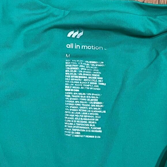 All In Motion Women's Zip-Front Mesh Active Dress, Size M - Green, NWT - Picture 9 of 11